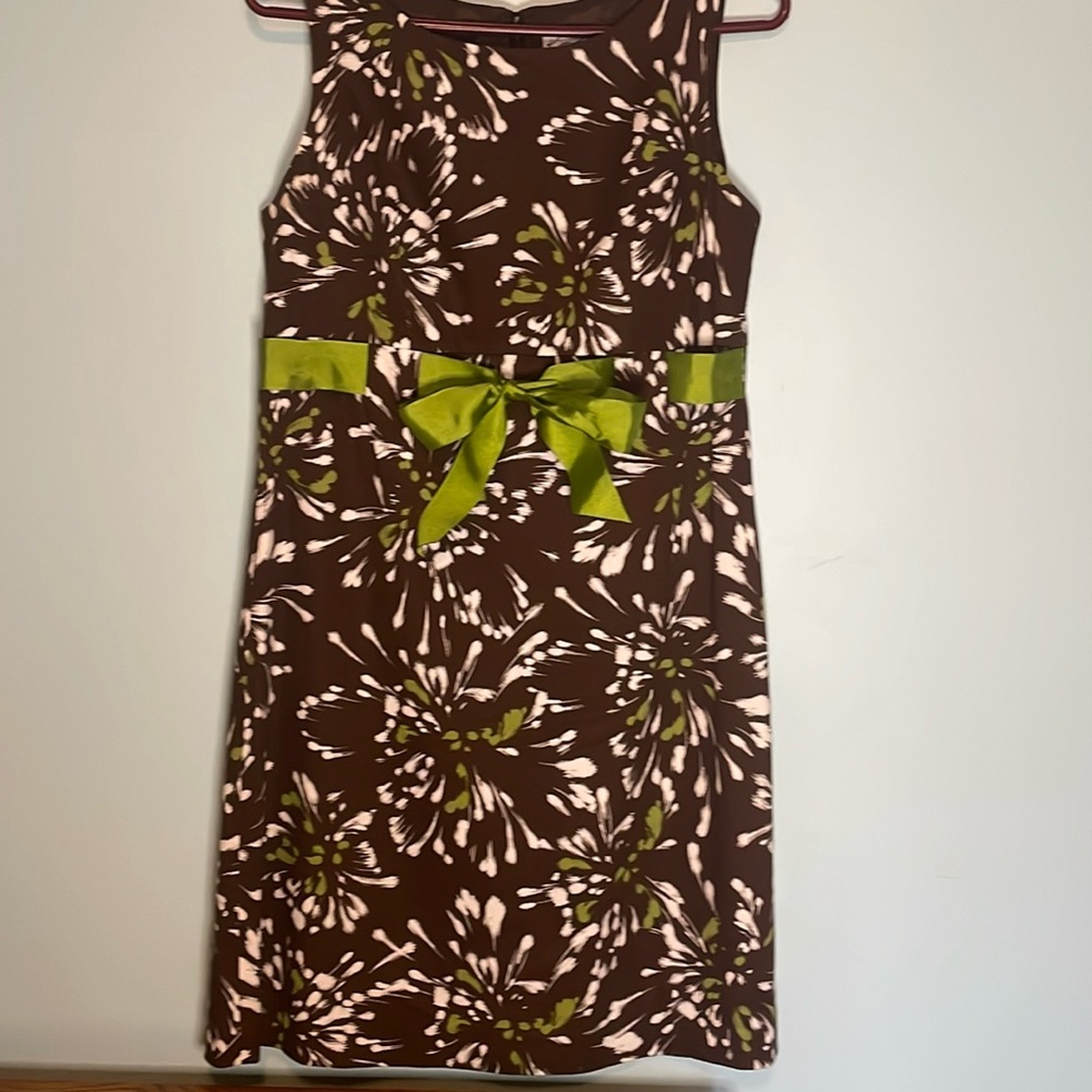 Kim Rogers size 10P brown white and green.